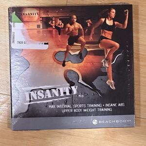 NEW! DVD INSANITY MAX INTERVAL SPORTS - INSANE ABS - UPPER BEACHBODY